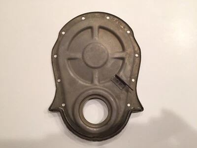 1965 1966 Chevrolet Corvette 427 Timing Chain Cover 7" Balancer Oil Pan Nut Mint - Image 1 of 4