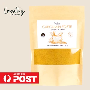 PREMIUM ORGANIC CURCUMIN FORTE POWDER, Jamu Blend - Turmeric, Ginger & Resin - Picture 1 of 8