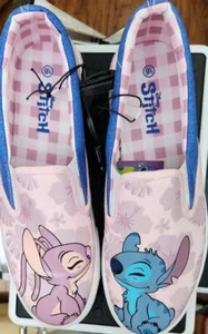 Women's Disney Lilo and Stitch Low Top Slip On Sneaker sizes 9.5 - Picture 1 of 4