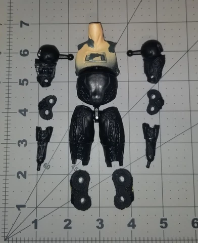 McFarlane DC General Zod Male Body Parts For 7" Custom Fodder Parts Cover