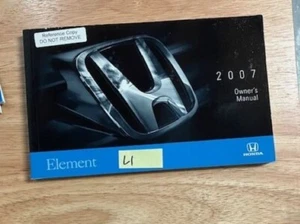 OEM HONDA 2007 ELEMENT OWNERS MANUAL - Picture 1 of 1