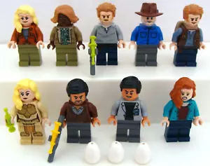 Lego Jurassic World gemischte Minifigur Menge 9 aus verschiedenen Sets - Bild 1 von 20