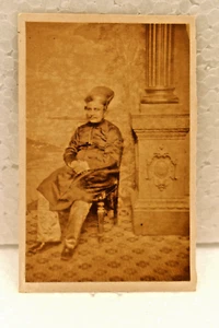 Antica foto CDV Parsi Man con tradizionale Parsi Pagri di Henderson Bombay Old - Foto 1 di 4