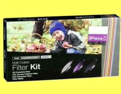 VIVITAR FILTER KIT CPL UV FLD to NIKON Z6 Z7 with NIKKOR LENS AF-P 70-300mm - Image 1 of 4