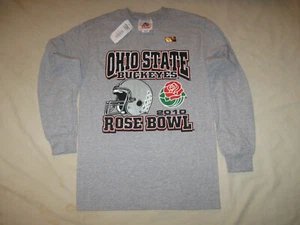 Camisa Ohio State Buckeyes 2010 Rose Bowl Champions Nueva con Etiquetas SM Adulto o Grande Kd - Imagen 1 de 3