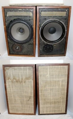 Altavoces Dynaco A25 ~ Funcionando ~ Necesitan Restauración Foto 1 de 4