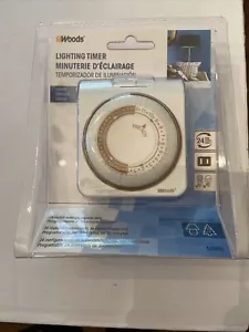 Woods CCI Lighting Timer Indoor #50000 125V ac, 60Hz 24 Hour NEW - Picture 1 of 1