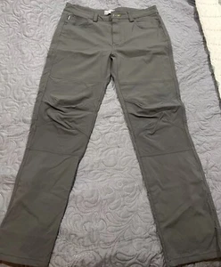 Simms Fishing Pants Nylon Stretch Straight Fit 34x32 Mens Grey Hiking Outdoors - Picture 1 of 12