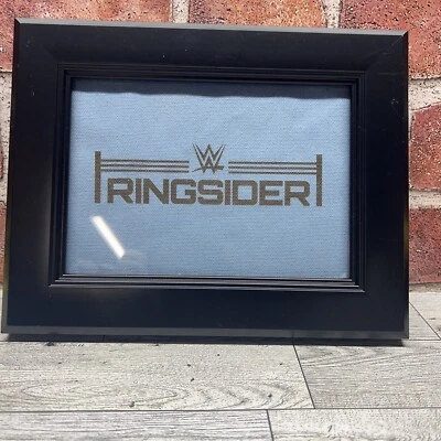 Peça de lona emoldurada WWE. Autêntico raro - Imagem 1 de 3