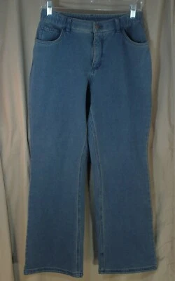 Denim & Co Petite, 8P, Elastic in Waist Antique Blue Jeans New without Tags - Image 1 of 4