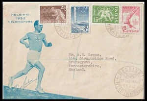 SUOMI / FINLAND 1952 OLYMPICS COVER (JF) - Picture 1 of 1