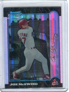 Bowman Chrome Joe McEwing International Refractor 1999/100 Rookie Cardinals 399 - Imagen 1 de 2
