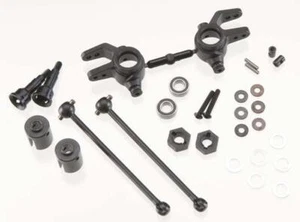 Tekno RC TKR6851X M6 Front Driveshafts & Steering Block Set Stampede/Slash 4x4 - Picture 1 of 1