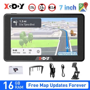7 Inch HD Portable Touch Screen GPS Navigation AU Map for Car Truck BUS XGODY - Picture 1 of 14