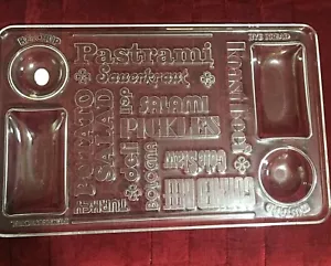 Grainware Lucite Acrylic Serving Tray MCM Jewish Deli Mah Jongg Holiday Party - Picture 1 of 9
