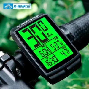 Kabellos Funk Fahrradcomputer LCD Fahrrad Tachometer Radfahren Kilometerzähler - Bild 1 von 22