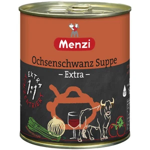 Menzi Ochsenschwanz Suppe Extra viel Rindlfeisch Konzentriert 800ml Dose - Bild 1 von 4