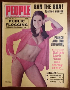 People: April 8, 1970 - Vintage Australian Magazine / Steve McQueen, Daliah Lavi - Picture 1 of 9