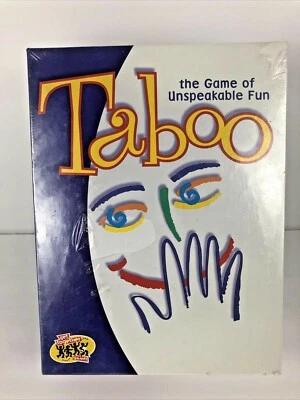 Vintage 1989 Taboo Game Of Unspeakable Fun New Still Sealed Milton Bradley  - Image 1 of 3