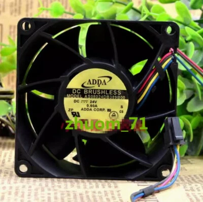 1PC ADDA  AS08024DB389B00 8038 24V 0.60A High speed cooling fan - Image 1 of 4