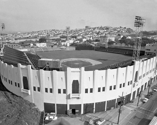 SAN FRANCISCO SEALS STADIUM Glossy 8x10 Photo Minor League Print Poster - Image 1 of 1