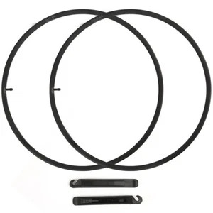 700 x 35-43C Schrader Valve AV Hybrid Touring Bike Bicycle Inner Tube Pack of 2 - Picture 1 of 7