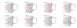 Selection Of Funny Leaving Your Job/ New Job/ Promotion / Leaving Gift Mugs - Picture 1 of 9