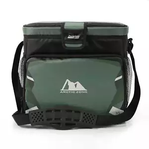 Zipperless 16 Cans Soft Sided Cooler with Hard Liner, Sea Foam Green - Picture 1 of 12