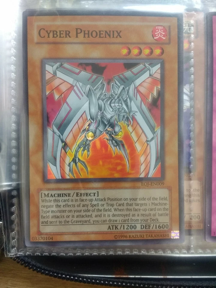 Yugioh EOJ-EN009 Cyber Phoenix ultimate rare x1 card mint sleeved - Photo 1/1