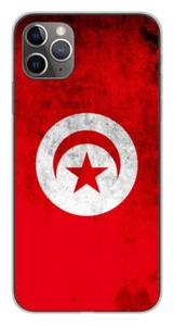 Coque en silicone imprimée compatible Apple iPhone 11 Pro Max Drapeau Tunisie - Foto 1 di 3