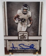 2022 Leaf Ultimate Draft Gold #16/99 Ainias Smith #BA-AS3 Auto Rookie RC 
