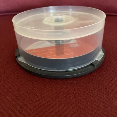 NEW! HP invent CD-RW 12X Blanks Media Discs 80 Min 700 MB Orange Silver- 10 disc - Image 1 of 4