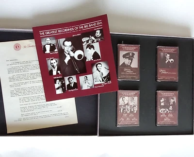Glenn Miller Bradley Redman Auld Big Band jazz 4 cassette sealed 1983 Franklin - Image 1 of 4