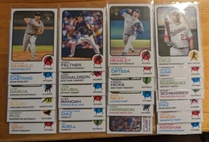 2022 Topps Heritage High Number SP Short Print Complete Set (25) #701-725 1973 - Picture 1 of 1