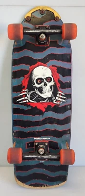 Vintage 1984 Powell Peralta Bones Ripper Dark Teal Black Skateboard Independent - Image 1 of 4