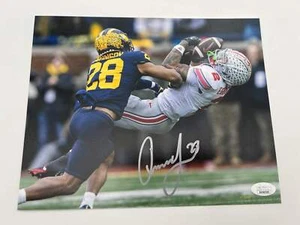 Foto Quinten Johnson autografata 8x10 Michigan Wolverines JSA CoA - Foto 1 di 1