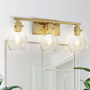 Finktonlan 3-light Bathroom Light Fixtures, Modern Bathroom Vanity Light - Picture 1 of 6