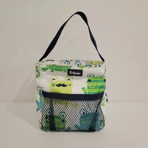 Thirty One Littles Carry All Caddy Hop To It 6"x6" Mini Tote Frogs - Picture 1 of 6