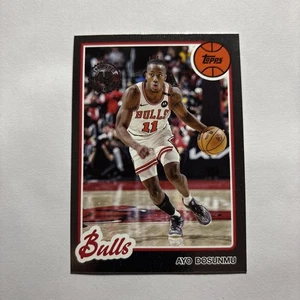 2025 Topps Basketball Card 80BK-21 Ayo Dosunmu Bulls - Bild 1 von 2