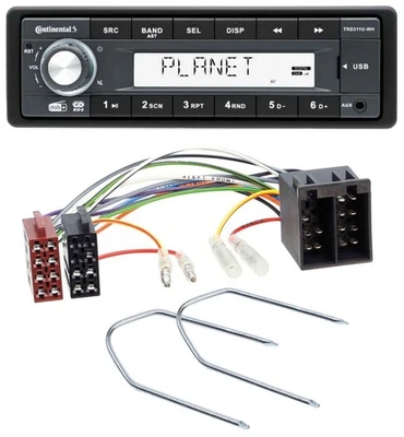 Continental MP3 AUX USB DAB 1DIN Autoradio für Audi 80 86-96 90 84-91 100 82-94 - Bild 1 von 4