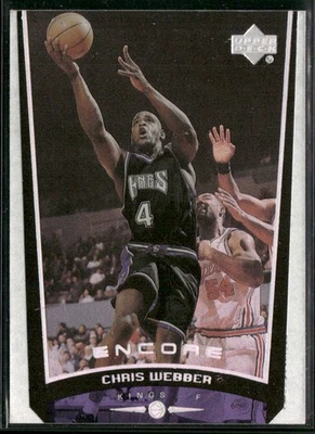 1998-99 Upper Deck Encore #72 Chris Webber - Image 1 of 2