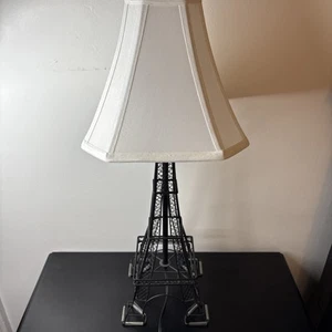 EIFFEL TOWER Table Lamp 18.5" Tall Base Only Black 3-way Accent Lamp - Picture 1 of 2