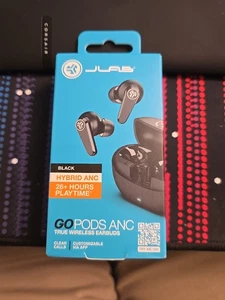 JLab GO Pods ANC Wireless Earbuds Hybrid Noise Canceling 26Hr Playtime IP55 - Picture 1 of 2