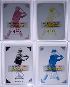Juego de 1/1 placa de impresión base Ken Griffey Jr 1991 hoja 15 aniversario 2025 - Imagen 1 de 1