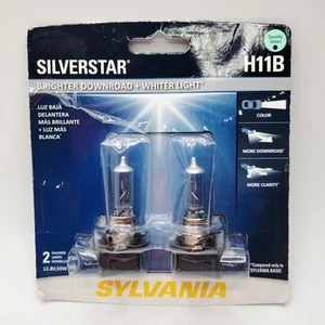 SYLVANIA - H11B SilverStar - High Performance Halogen Headlight Bulb, High Beam - Picture 1 of 3