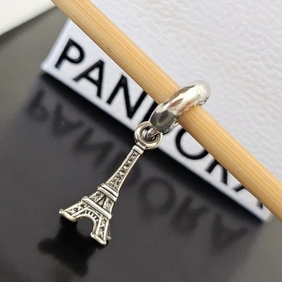 Pandora Eiffel Tower PARIS Sterling Silver Dangle Charm Travel 791082 Free Post  - Image 1 of 4