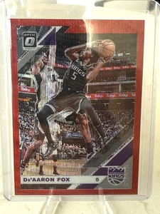 2019-20 Panini Donruss Optic Tmall Red Wave Prizm De'Aaron Fox #57 ⭐️ - Photo 1/2