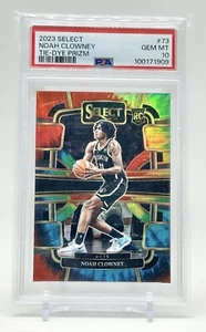 2023 Select Noah Clowney Tie-Dye Prizm Rookie RC 25/25 #73 PSA 10 Last Print! - Bild 1 von 2