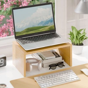Higher Monitor Stand Riser for Desk Small Monitor Stand TV/Screen/PC/Laptop. - Picture 1 of 6