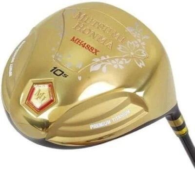 Mutsumi Honma MH488X Premium Titanium Driver Carbon 44.5 in Loft 10.5 Flex R - Image 1 of 4